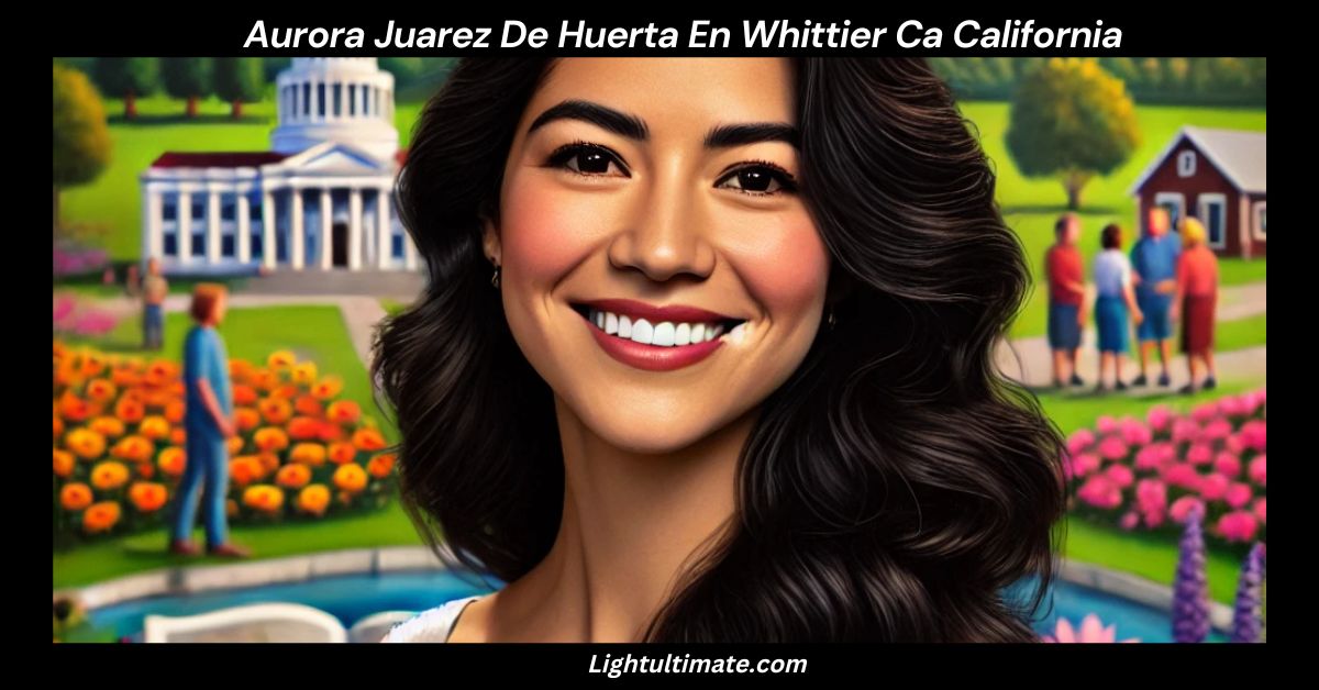 Aurora Juarez De Huerta En Whittier Ca California_ A Story of Dedication, Resilience, and Community Impact